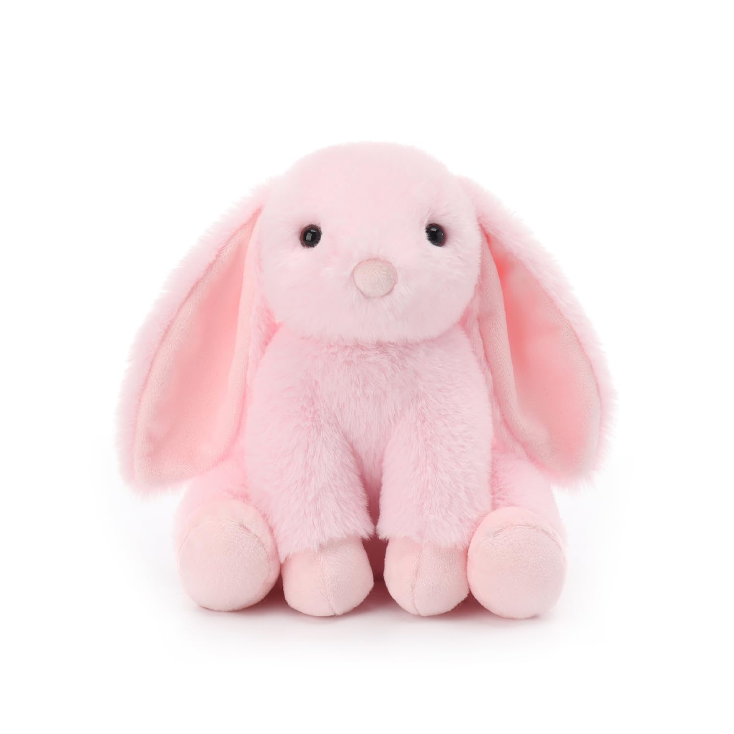 Apricot Lamb Light Pink Bunny Rabbit Plushies Stuffed Animals for Baby Girl and Boy, Soft Cute Plush Toys for Kids, 8 Inches โ image 1