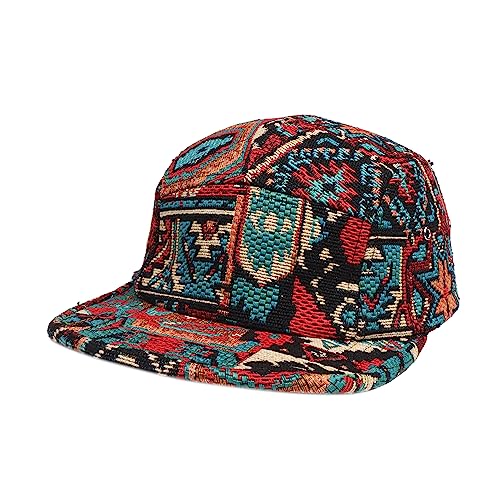 Image of 5 Panel Camper Hat | Multi-Color Unique Designs | Caps for Men & Women | Large or X-Large