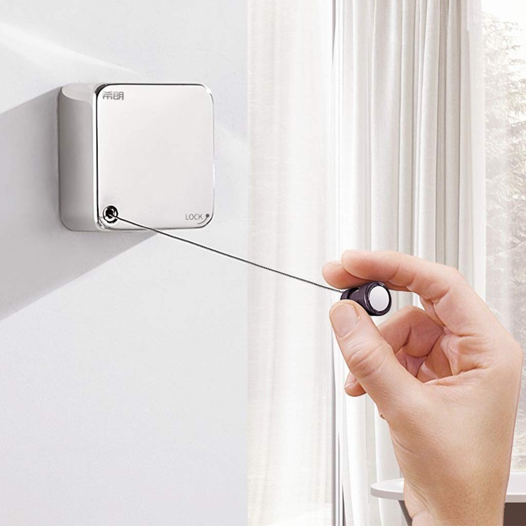 JJJ WTL Balcone Invisibile Shopping strozzino for la Corda da bucato Free PUNZIONE 304 Acciaio Inossidabile Espansione Interna e contrazione di Asciugatura dell'hotel Hotel Stendini