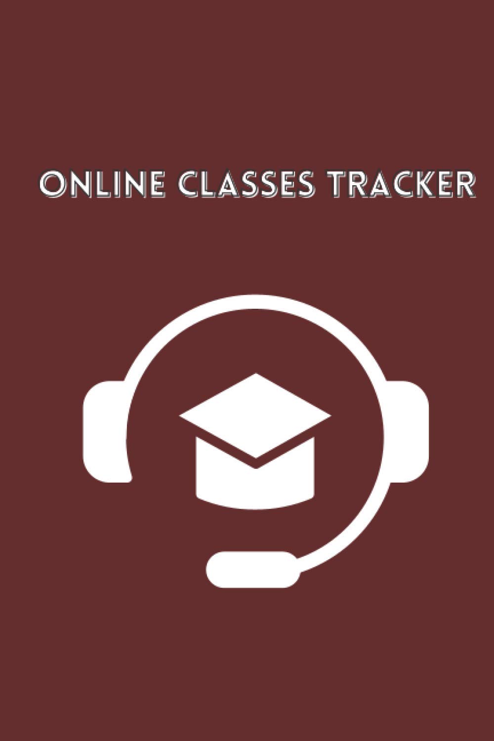 Online Classes Tracker: new NOTEBOOK to help parents track and organize distance learning for their kids - Distance Learning (white and red)