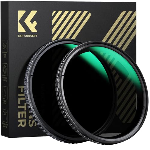 KF Concept 58mm 可変NDフィルター ND2-ND32+ND32-ND512 2枚セット X状ムラなし 両面28層ナノコーティング 撥水･撥油・キズ防止 （NANO-X シリーズ） Amazon | K&F CONCEPT 58mm 可変NDフィルター ND2-ND32+ND32-ND512 2枚