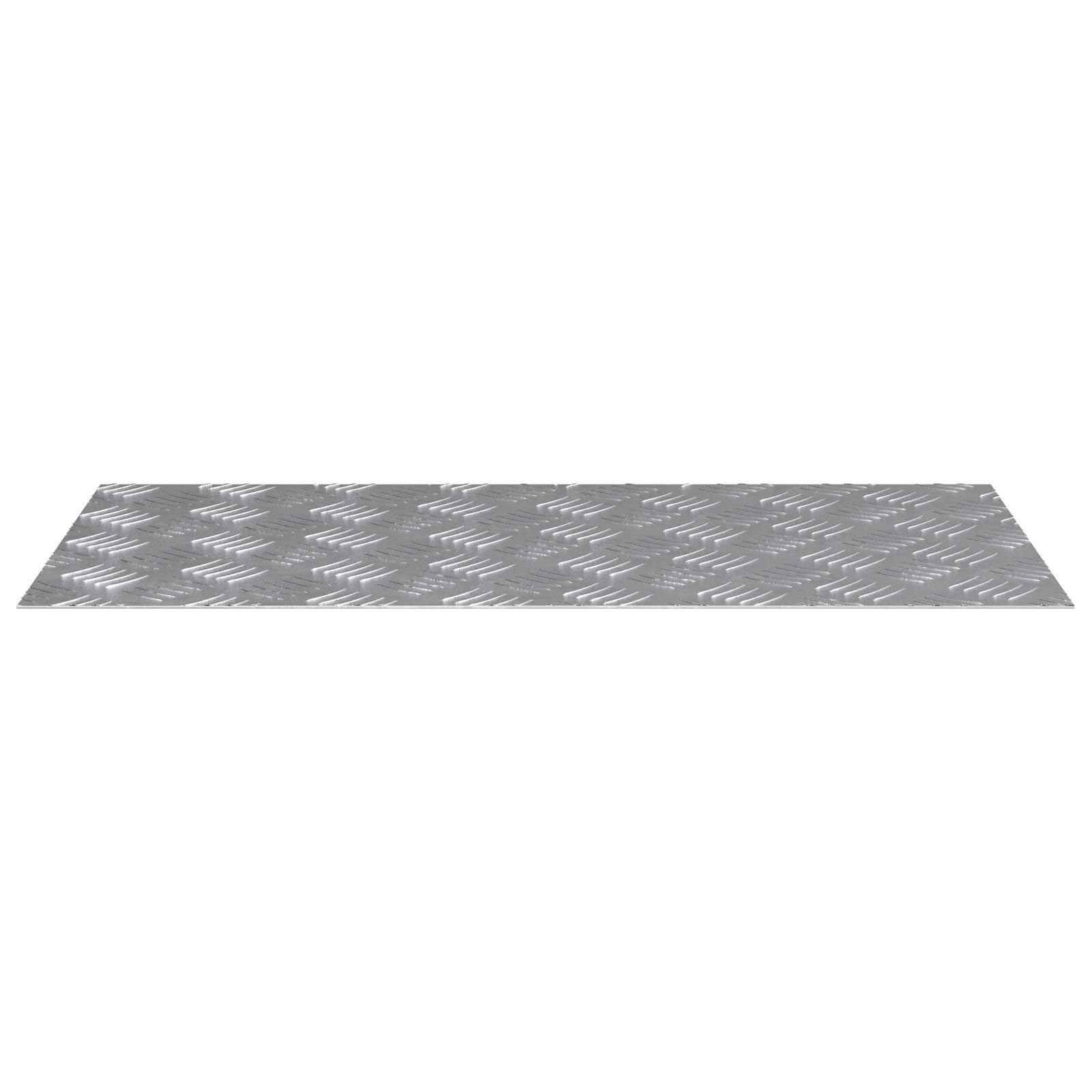 Homgoday Placas de Aluminio Antideslizantes 4 pcs 80x40 cmPlaca de Aluminio,Chapa Estampada, estriados, Aluminio