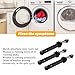 Upgraded 383EER3001G 4901ER2003A Washer Shock Absorber OEM Replacement for LG Washing Machine 383EER3001F 383EER3001H 383EER3001K 383EER3001J Washer Shocks by Techecook - 3 PACK - 10 Years Guarantee