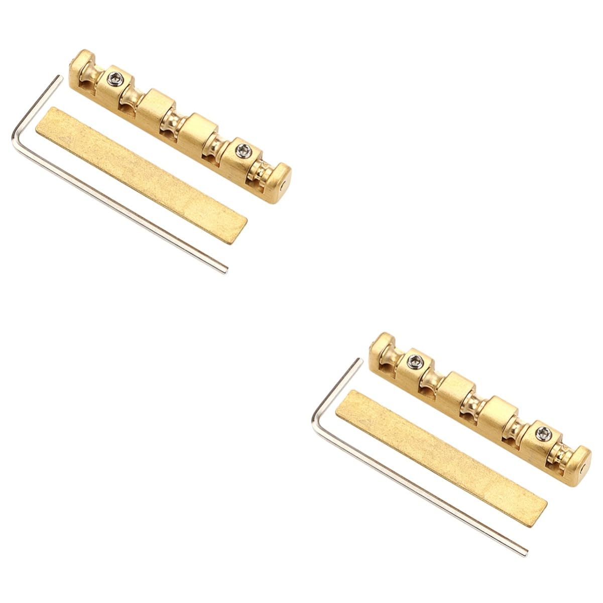 GOOHOCHY 2 Sets String Music Instrument String Nuts Nut for Instrument Smooth Surface