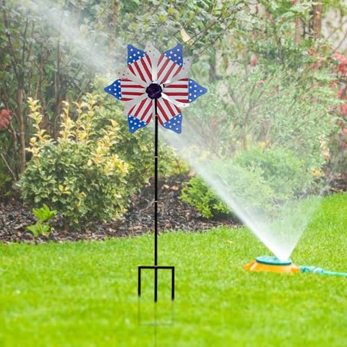 Spirale à vent colorée rotative à 360 degrés pour aménagement de jardin