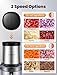 TWOMEOW Food Processor 4 Cup, Electric Food Chopper, 【Small but Powerful】Meat Grinder with 2 Bowls, 2 Speed & 4 Blades for Vegetable, Meat, Nuts, Functions for Chopping, Dicing, Mixing and Puree