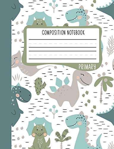 Primary Composition Notebook: Kindergarten 1st & 2nd Grade Primary Journal for Boys & Girls: Cute Dinosaurs (Draw & Write Grades K-2) 0823 image 5