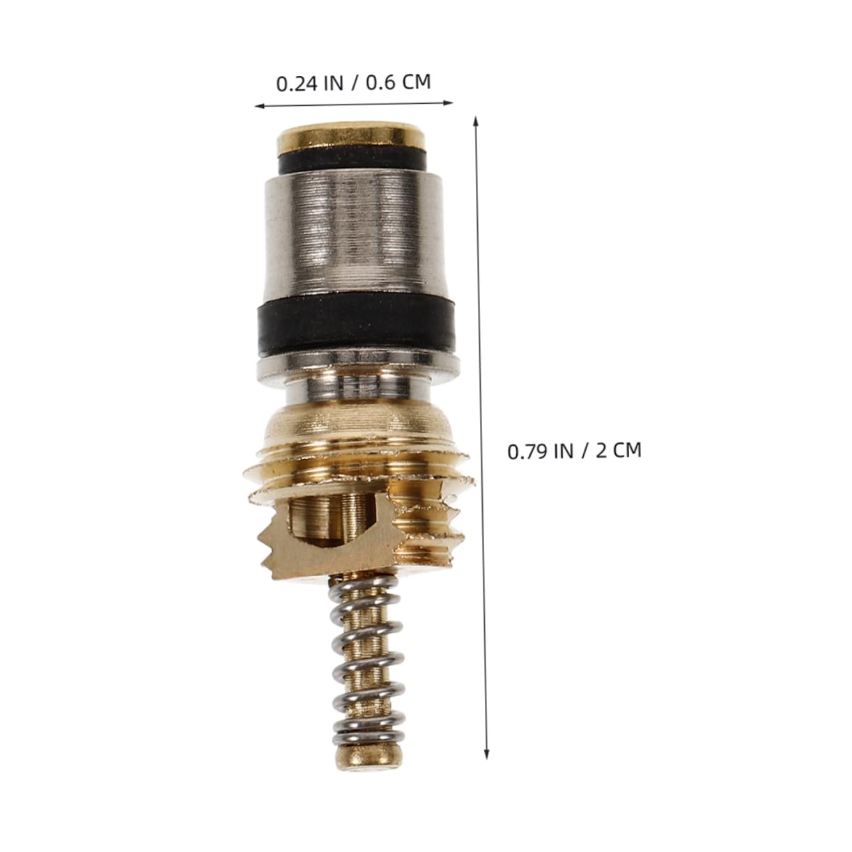 Kit Riparazione Aria Condizionata Auto 10 Pezzi Nucleo Valvola in Rame, Modello R134a-3 per Sostituzione e Ricarica per Climatizzatore Auto