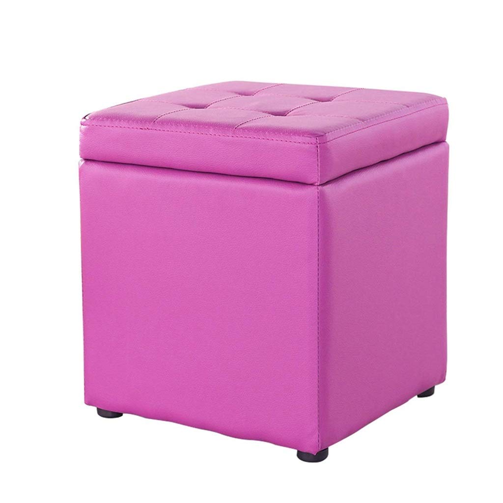 Repose-pieds pour soulager les jambes avec coffre de rangement violet