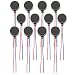 Tegg Magic&Shell 12PCS DC 3V 85mA 12000 RPM Flat Mini Vibrating Vibration Motor Coin Motor for Mobile Phone 10x2.7mm