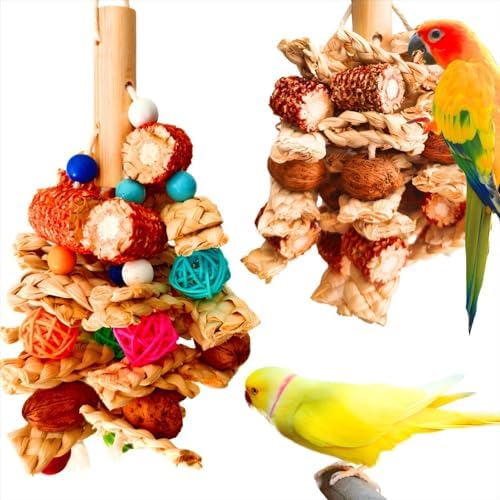 best bird toys for cockatiels that chew – find the perfect playtime! 4 XLpeixin Bird Toys for Parakeets,Parrots Chew Toy,Natural Hanging Bird Cage Toy for Cockatiels Conures Lovebirds African Gray and Other Small Medium Birds