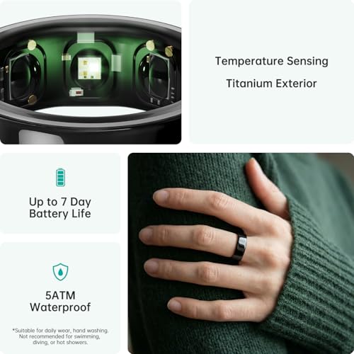 Image of opove O Ring Smart Ring for Women Man, No Subscription, Comfortable Wearing