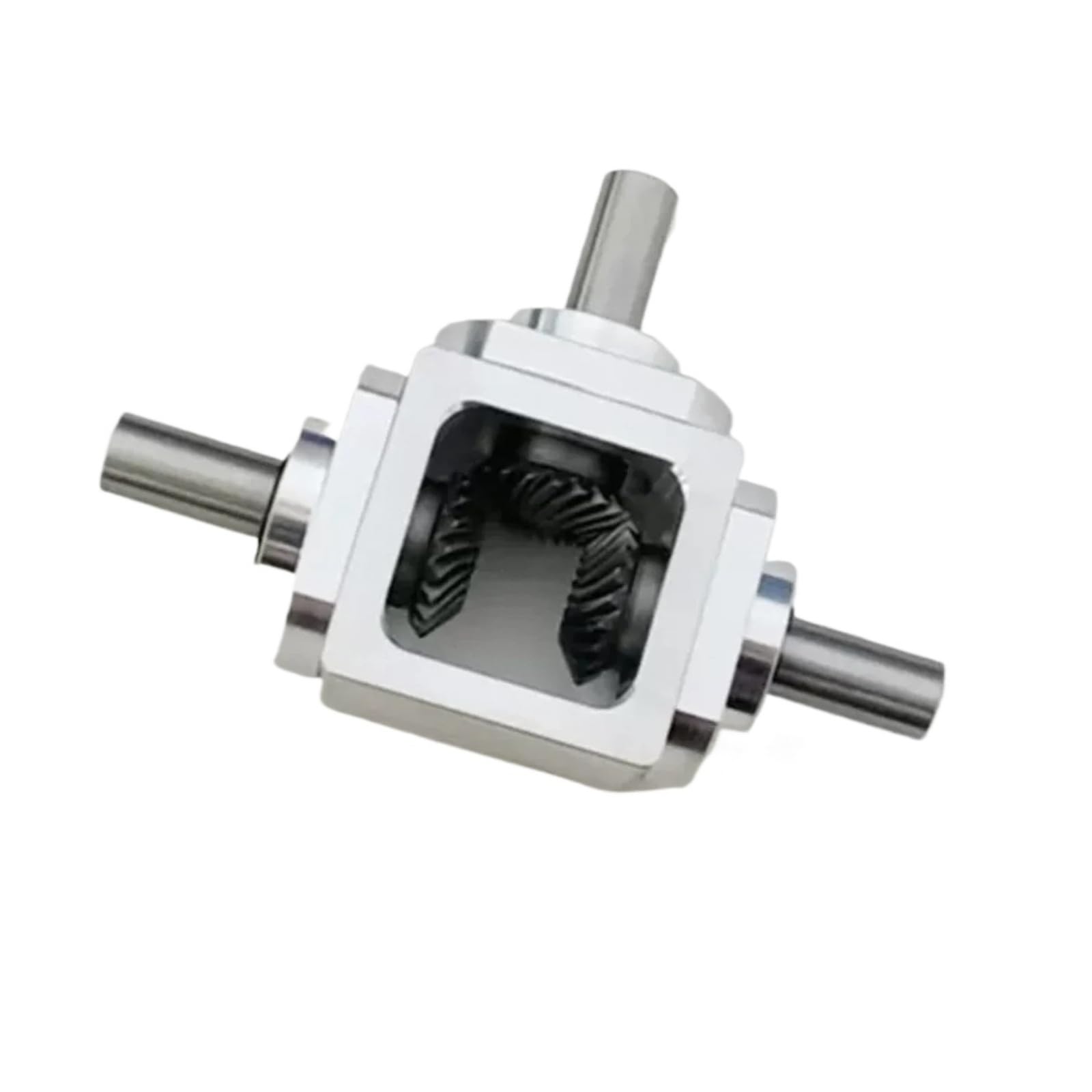 Angle Steering 1 to 1 1M 20T Spiral Bevel Gear Right Angle Transmission Steering Reduction 10mm Reverse Dual Output Shaft Commutator Driving Change