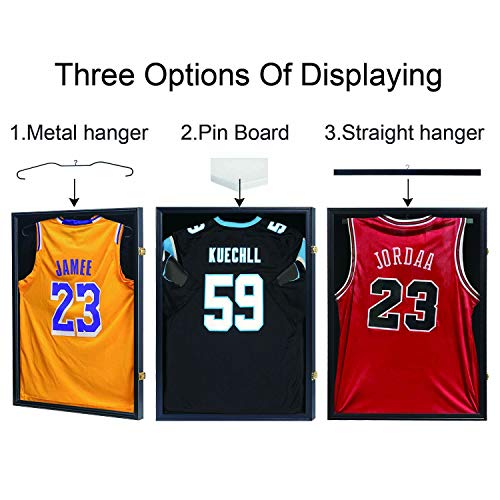 image for IHEIPYE Jersey Display Frame Case Lockable, Large Sport Jersey Shadow 