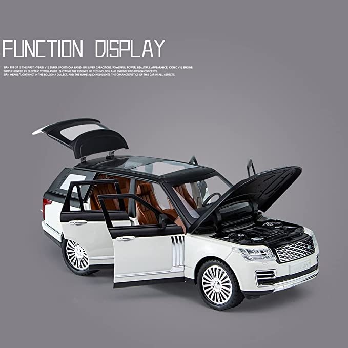 Image of Invite Enterprise Exclusive Alloy Metal Pull Back Die-cast Cars 1:24 Scale Model with Sound Light Mini Auto Toy for Kids 【Colors as Per Stock】