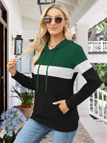 Image of MixShe Women's 2026 Fall Long Sleeve Hoodie Pullover Sweatshirt Lightweight Casual Tops Blouse