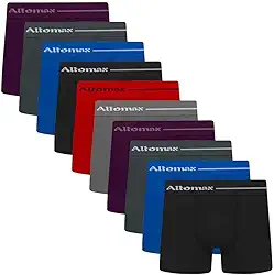 Kit 10 Cuecas Boxer Altomax Microfibra Box Sortida