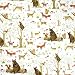 Woodland Forest Animals Gift Wrapping Paper Flat Sheet - 24" x 6'