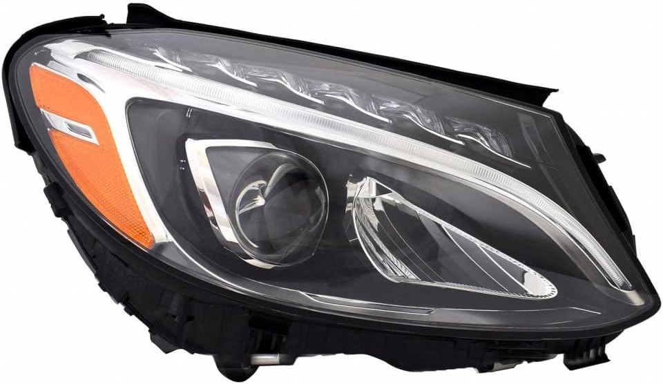 KarParts360 For Mercedes-Benz C250/C300 2015 2016 2017 2018 Headlight Driver and Passenger Side | Pair | LED | Replacement For MB2502227, MB2503227 | 205906770364, 205906780364