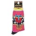 Laurel Burch Women's Single Pack Cat Design Crew Socks, Celestial Cat, 9-11