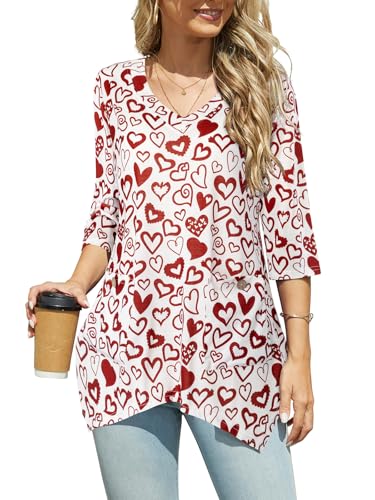 Image of Bulotus Womens Sweaters 2025 Winter Cowl Neck Long Asymmetrical Tunic Sweaters for Leggings Holiday Vacation Tops
