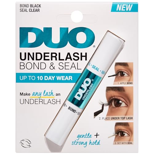 Duo Underlash Bond & Seal Lash Glue Strong Hold Striplash Adhesive Glue for Secure All-Day Lash Wear Fast-Drying Waterproof Gentle on Skin 5 g (Pack of 1)
