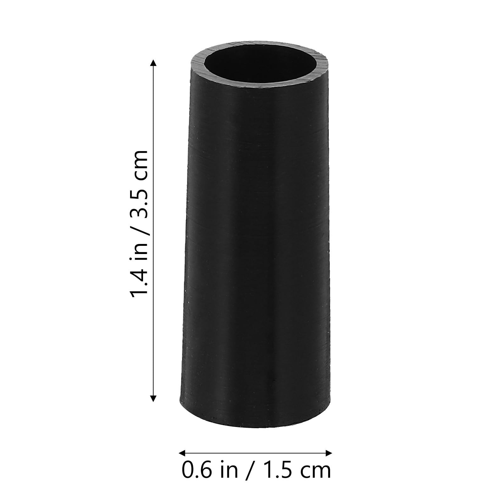 ULTECHNOVO Anneaux en Silicone Noir Accessoires Essentiels Lot de 4 pour Saxophone Alto Améliorant la Stabilité des Parties de Saxophone