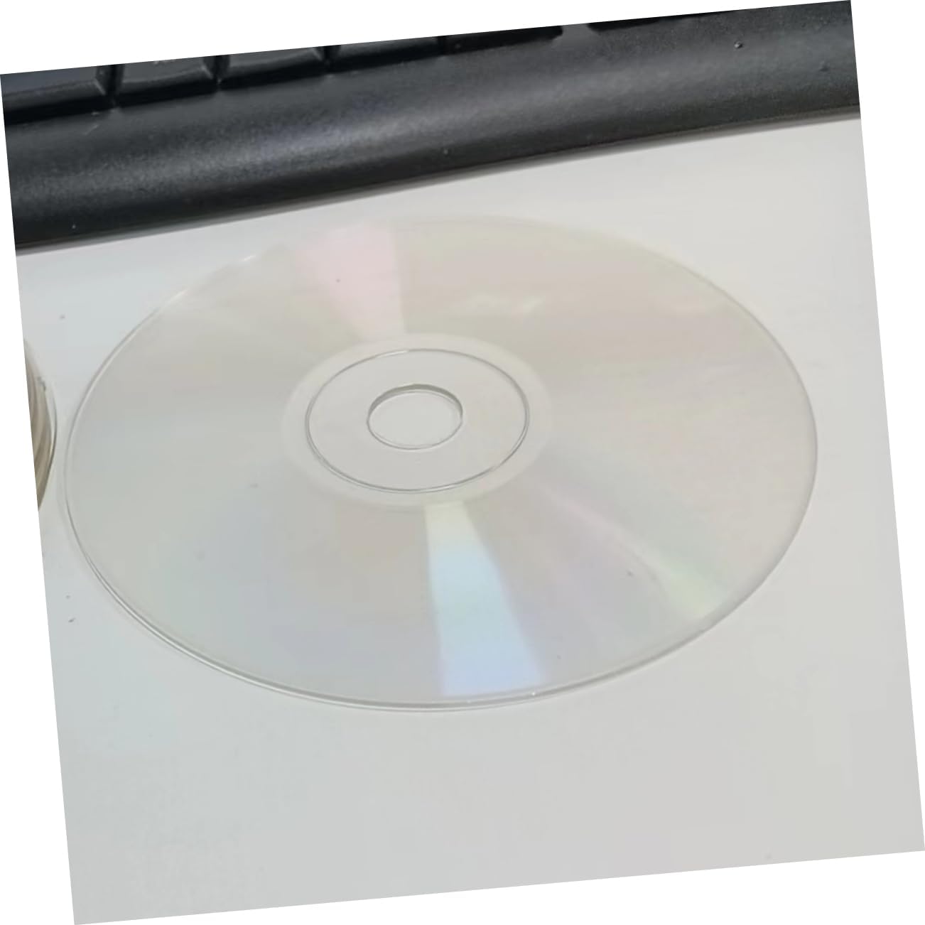 Vaguelly 10pcs Transparent DIY Cd Discs for Wall Decor Creative Painting Craft Projects Modern Aesthetic Decoration for Teens DIY Activities
