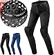 SHIMA Metro Motorrad Jeans Damen mit Protektoren Airforce Knieprotektoren Motorradhose Kurzgrößen Hosen Motorradjeans für Damen Protektorenhose Textilhose Jeanshose Lang (Frauen, Schwarz, 30/32)