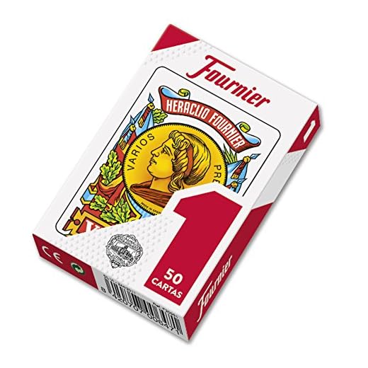Fournier F20991 - Baraja española Nº 1, 50 cartas, surtido: colores aleatorios