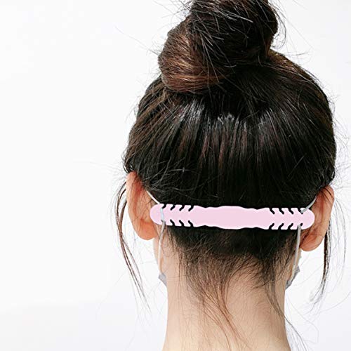 NUOBESTY 20 peças de extensão de gancho de alça de orelha anti aperto, protetor de orelha, gancho de