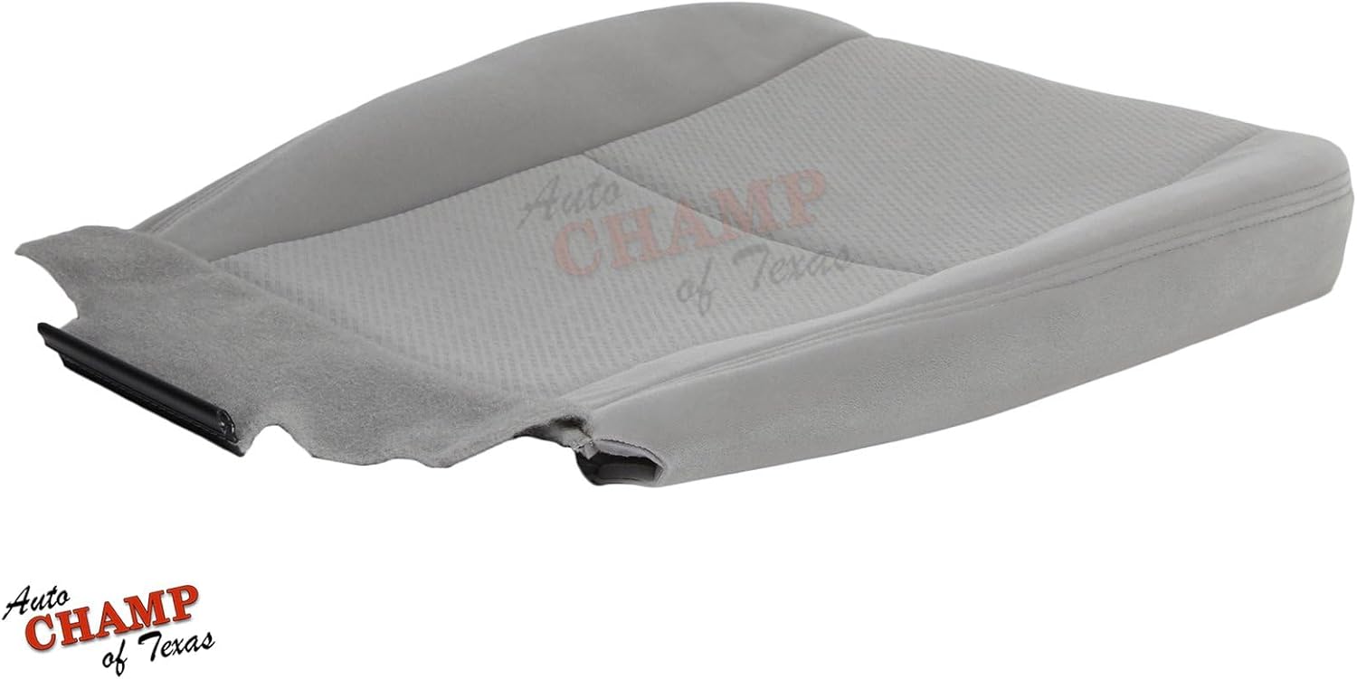 Compatible with 2007-2008 GMC Sierra SLE Z71 SLT h D-Driver Side Bottom Cloth Seat Cover Gray 83D