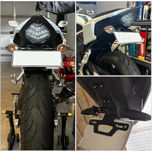 Support plaque d'immatriculation CB500F Hornet CBR500R LED
