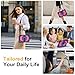 Case for Samsung Galaxy Tab A9 Plus 11 Inch 2023(SM-X210/X216/X218), Auorld Rugged Case for Samsung Galaxy A9+ Tablet with Screen Protector 360 Rotating Stand Shoulder Strap Pen Holder, Navy Pink