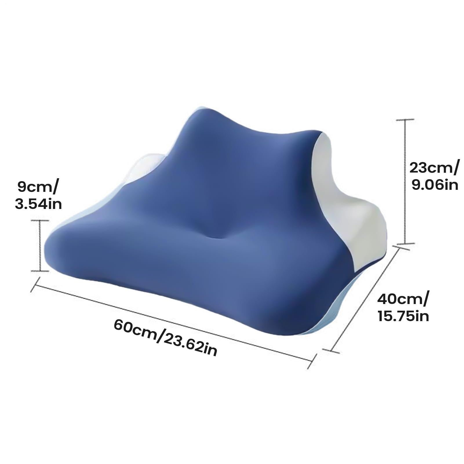 Poduszka Ortopedyczna Na Szyję I Kark Memory Foam Oddychająca Dla Komfortu | Poduszki do Spania z Wsparciem Szyi Do Oglądania TV Leżenia Podróży Kempingu Biur Przerwy Drzemki Fotela