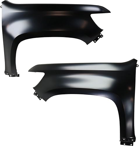 Juego de 2 guardabarros delanteros de repuesto para el lado del conductor y el lado del pasajero, se adapta a un par de Chevy