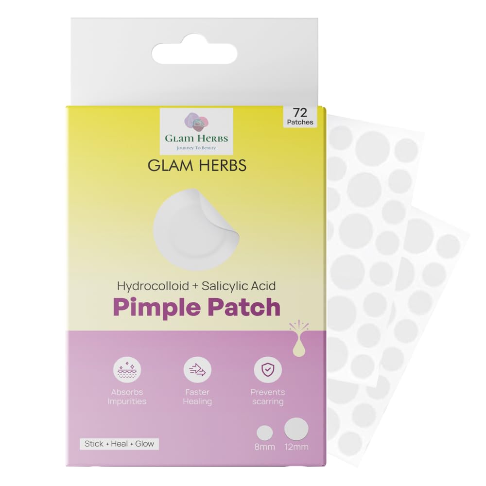 Acne Pimple Patches for Face Pimples | Hydrocolloid Facial Spot Patches with Tea Tree Oil for Pimple Healing | Invisible Waterproof Absorbs Excess Oil & Pimple Overnight (72 Patches)-image-35