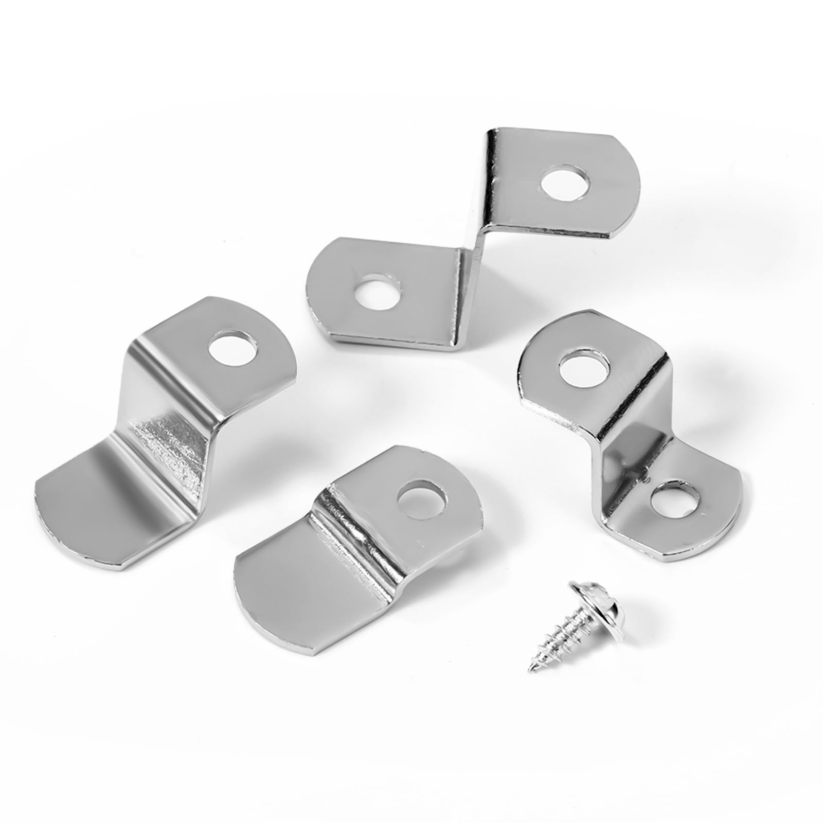 50pcs Offset Canvas Painting Mounting Clips with Metal Screws