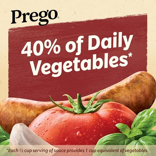 Image of Prego Italian Sausage and Garlic Meat Sauce, 23.5 OZ Jar (Pack of 2)