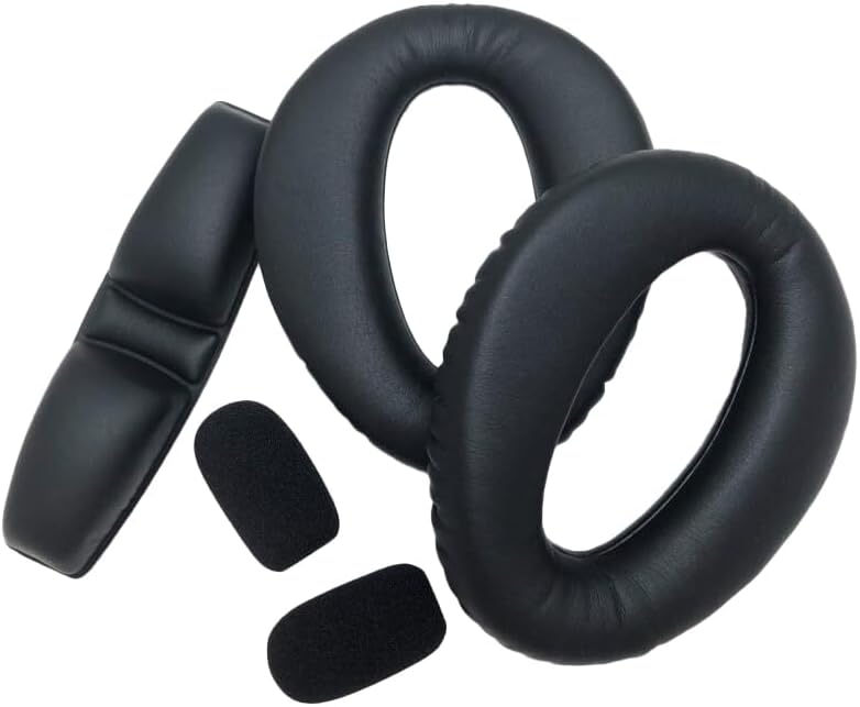Zulu 3 Refresher Kit - Pilot Headset Padding Replacement - Performance Ear Seals/ PFX Head Pad & 2 PFX Wind Screens - Made In USA