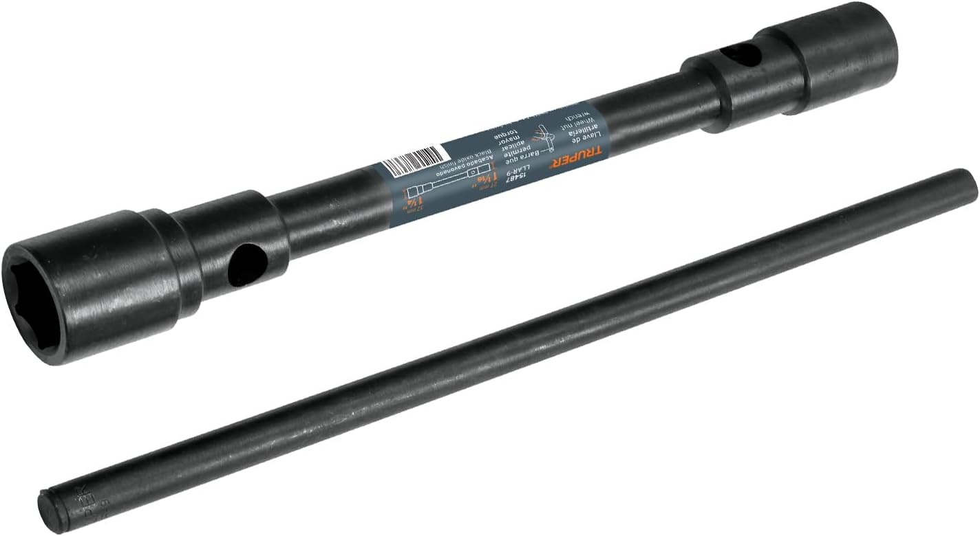 TRUPER LLAR-9 Truck Lug Wrenches, Hex Soket 1 1/16" x 1 1/4"