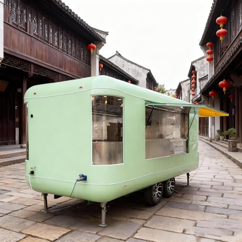 COGSUN Food Truck Trailer, Burger Truck, Multi-Functional Trailer, Easy to