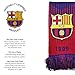 Icon Sports Officially Licensed FC Barcelona Soccer Team Double-Sided Unisex Scarf