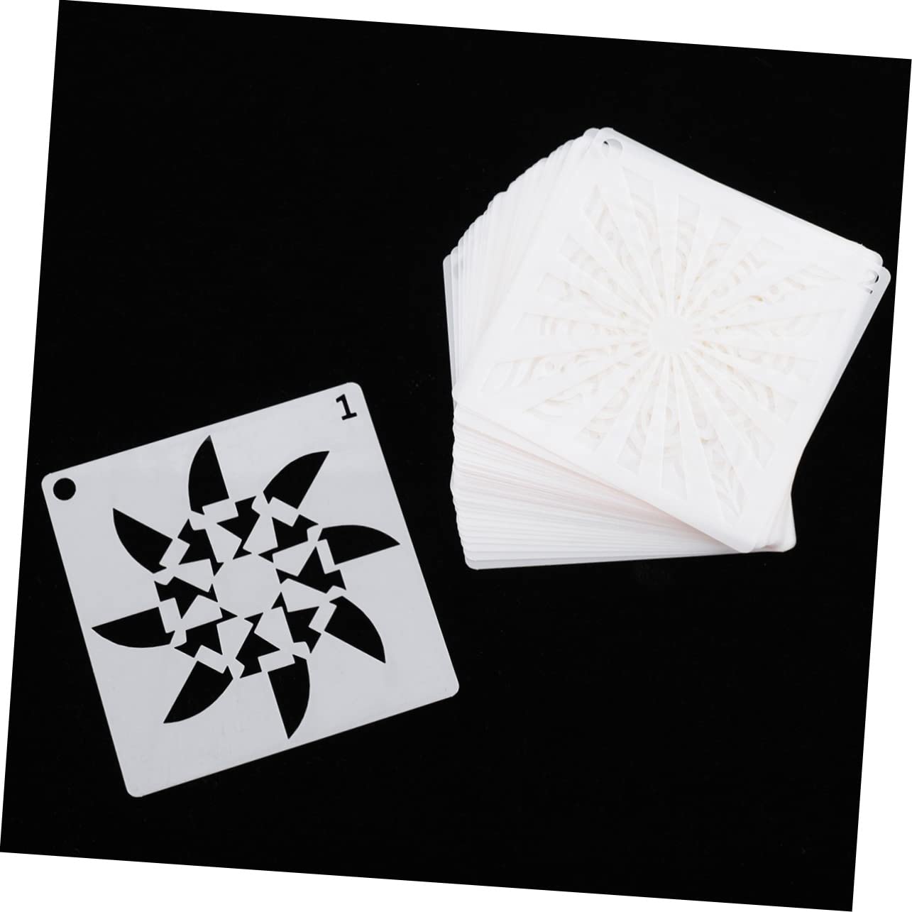 TEHAUX 3 Ensembles Pochoirs Mandala Créatifs Plastique Pour Peinture Murale Décoration Diy Découpés Pour Projets Artistiques Artisanaux 36 Pièces * 3