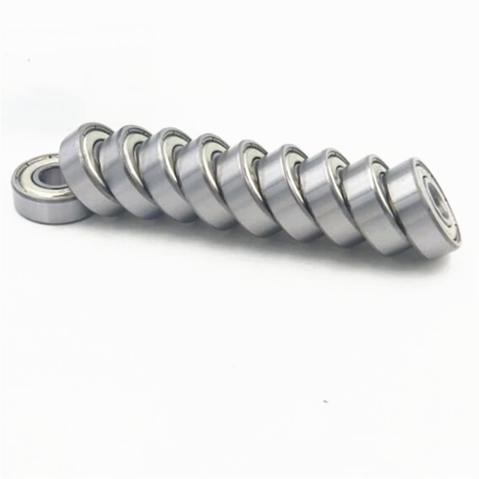 Juego de 10 rodamientos de bolas con brida: 608zz, 623zz, 624zz, 625zz, 635zz, 626zz, 688zz for impresoras 3D, cortacéspedes y herramientas eléctricas.(625zz 5x16x5mm)