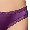 Amazon-Brand-Mae-Womens-Smooth-Microfiber-Bikini-Underwear-3-Pack Amazon Brand - Mae Women's Soft Microfiber Bikini Panty with Lace, 3 Pack,Deep Ocean/Charcoal Grey/Plum,Small