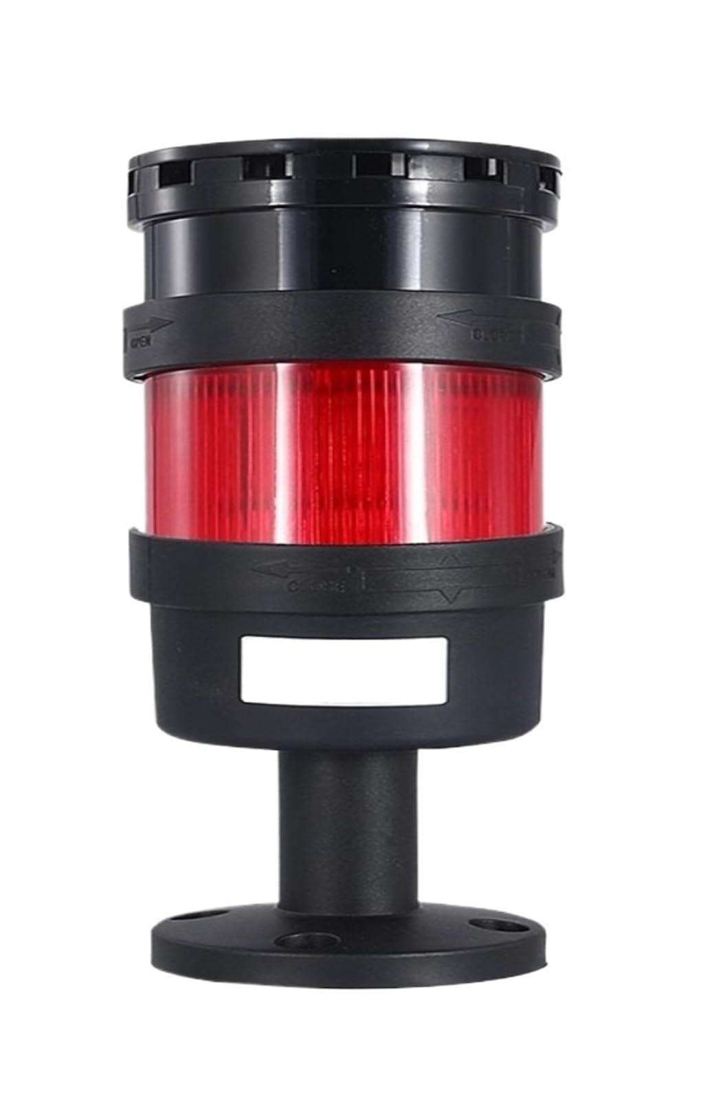 WXVFX Industrial Warning Indicator Tower Light Steady Flashing Light LED 24V 220V Lathe Equipment Siren Alarm Lamp with Buzzer(1 Layer 24V Flashing)