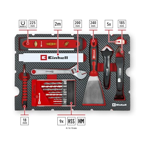 Einhell E-Case coffret à outils 78 pièces pour rénovation complète - 4