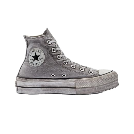 Converse Women's Chuck Taylor All Star Lift High Top Sneakers, Black/White/White, 5 Medium US