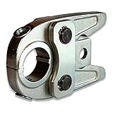 eine Universalbacke für Pressbackeneinsätze der Konturen V-M-TH-G-VP-UP-U-H in Nennweiten von 12 bis 32mm